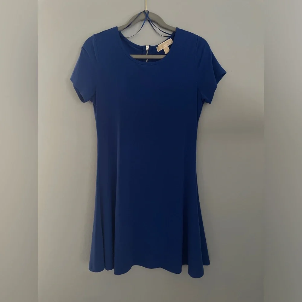 Michael Kors Royal Blue Shift Dress - Picture 4 of 6